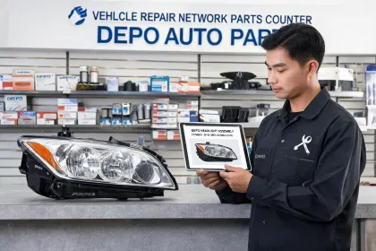 Passenger repair network parts counter
