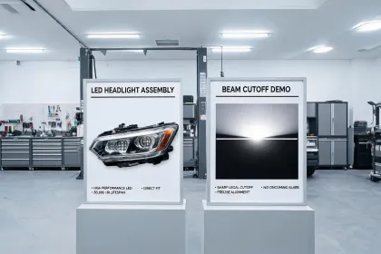 Specialist performance garage lighting inspection
